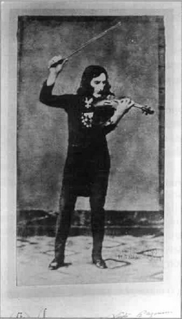 Единственная фотография, точнее дагерротип, Никколо Паганини (Niccolo Paganini). 1782–1840