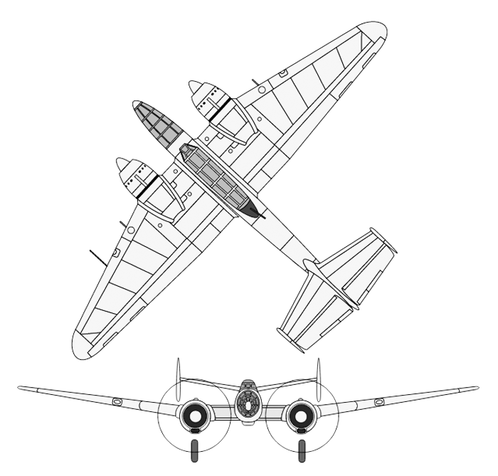 Bloch MB.170 семейство французских бомбардировщиков Второй мировой войны