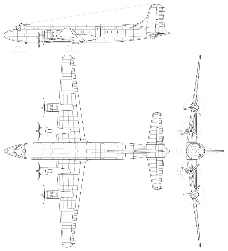 Старичок Douglas DC-6
