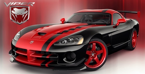 1. Dodge Viper — 8,390 л V10, атмосферный, бензиновый