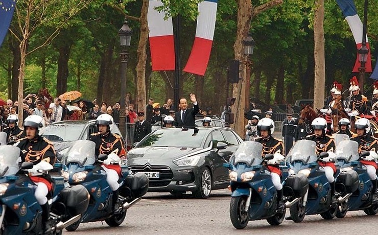 7. Кортеж президента Франции