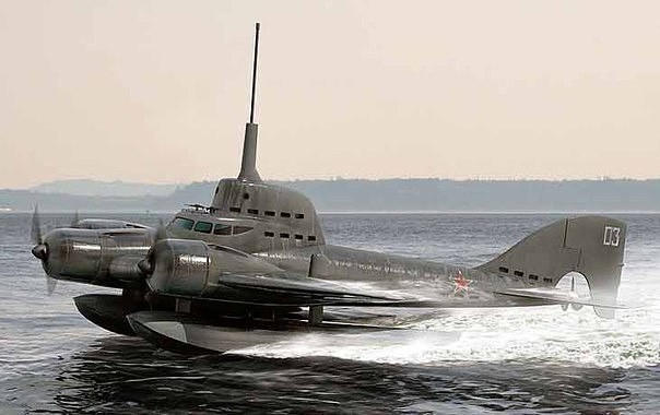 Проект летающей подводной лодки в Советском Союзе