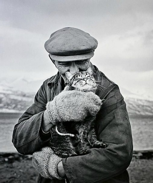 Старик и его кот. Королевство Норвегия. 1967 год.