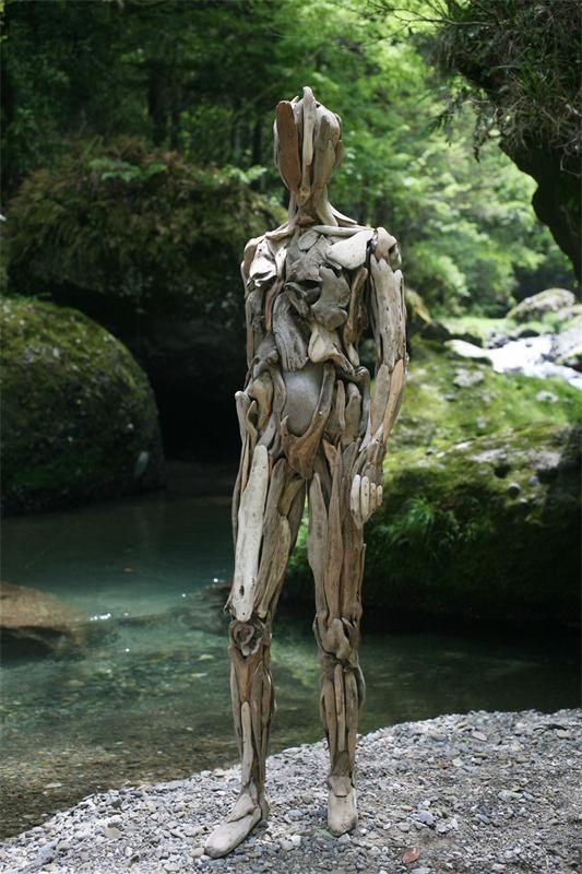 Скульптуры из коряг Нагато Ивасаки