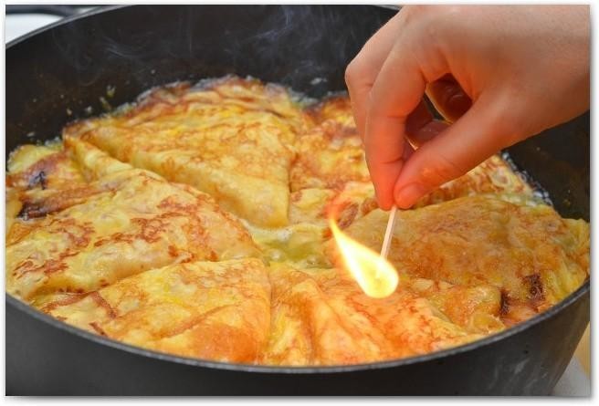 Блины "Crêpe Suzette": рецепт