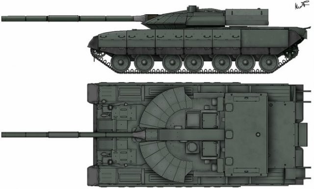 Самый красивый танк за всю историю - «Черный орел» объект 640