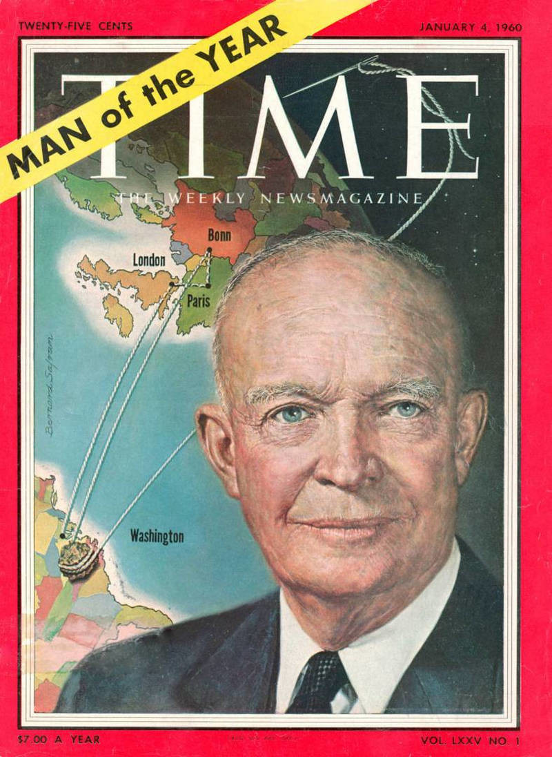 1959: Президент Дуайт Дэвид Эйзенхауэр