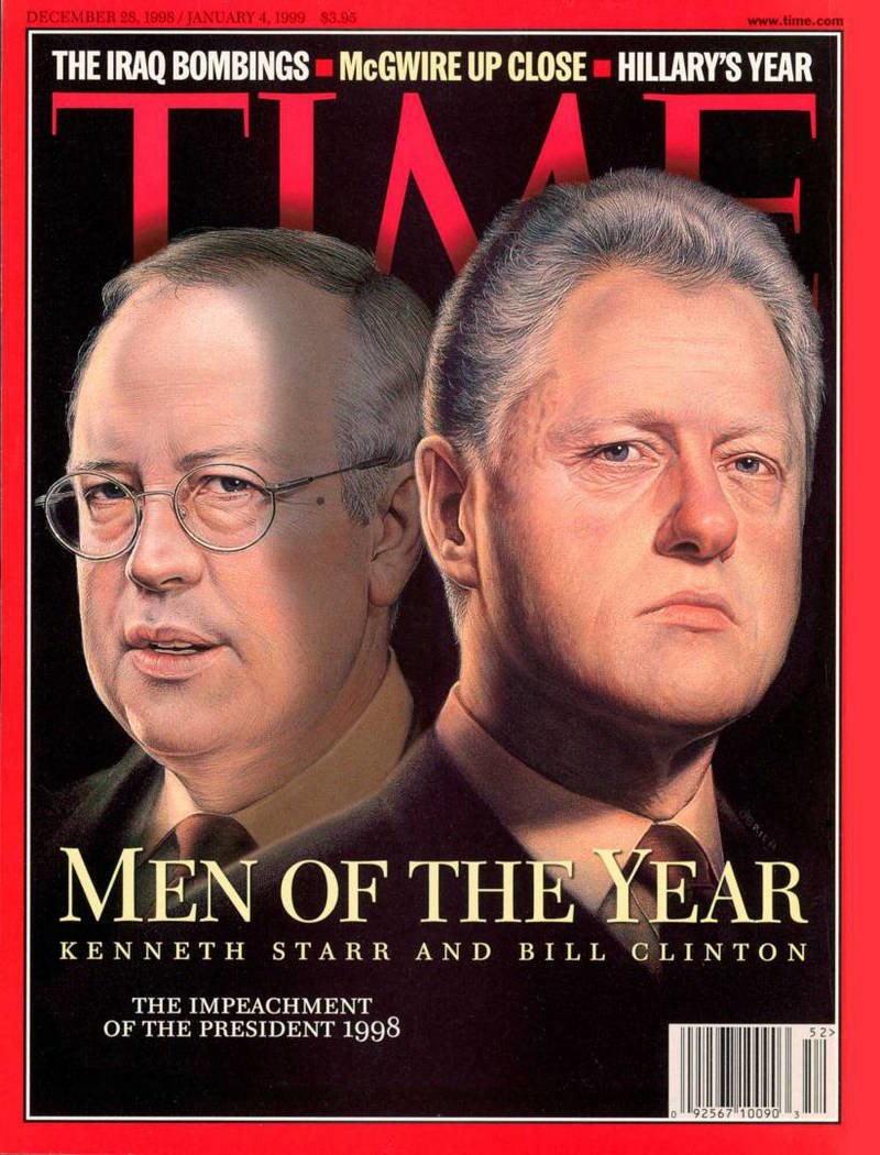 1998: Кеннет Стар и Билл Клинтон