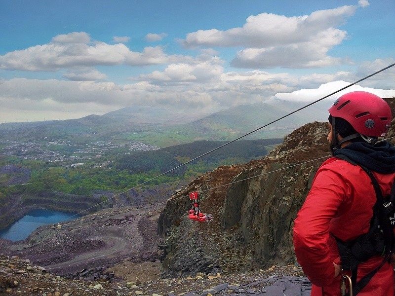 Zip World at Penrhyn Quarry (Британия, северный Уэльс).