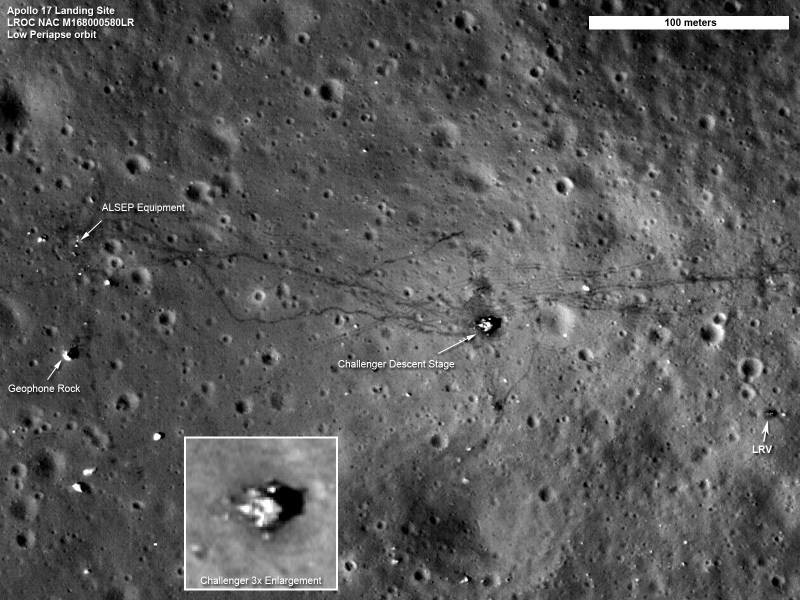 Место посадки "Аполлон-17"