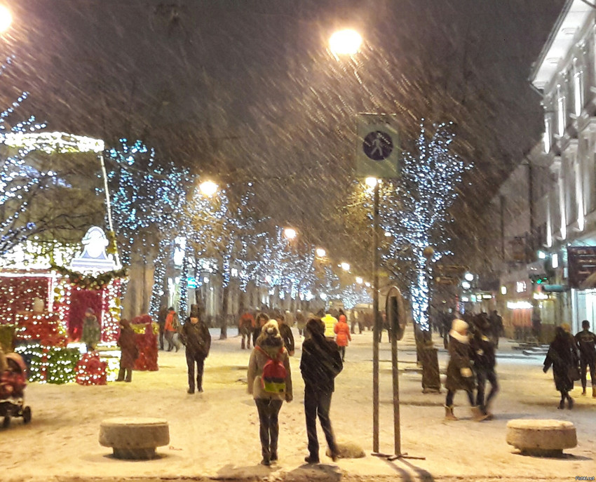 В Ярославле снегопад