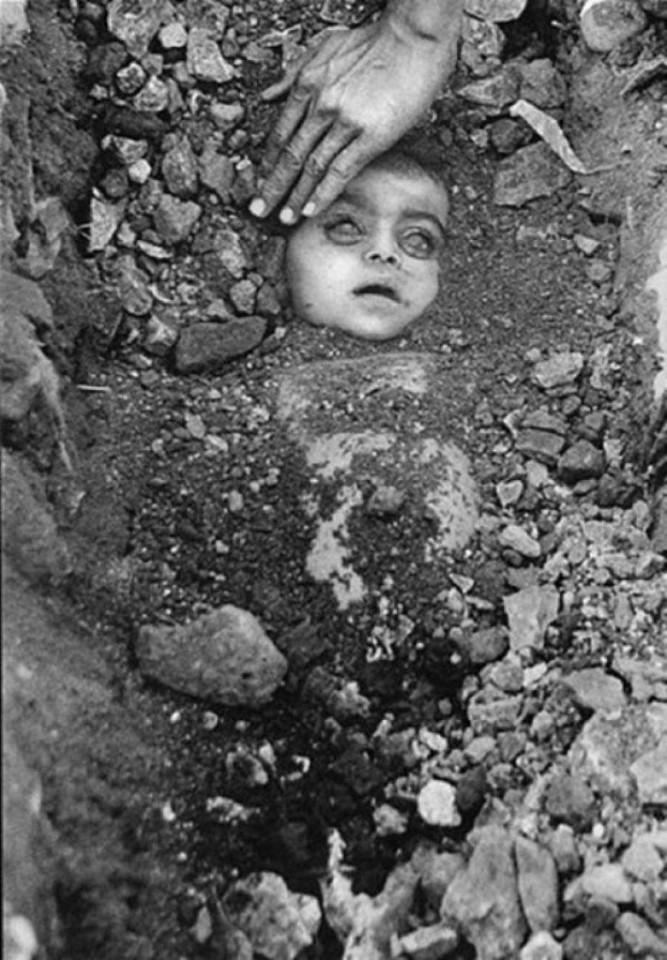 Захоронение неизвестного ребенка. 3 декабря 1984 года  