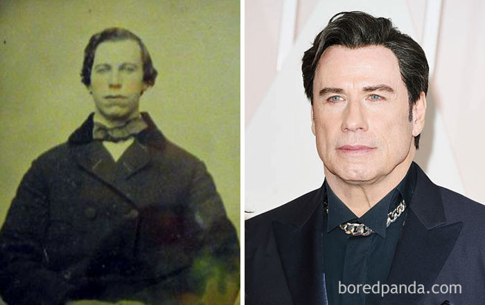 Мужчина из 1860-х и Джон Траволта