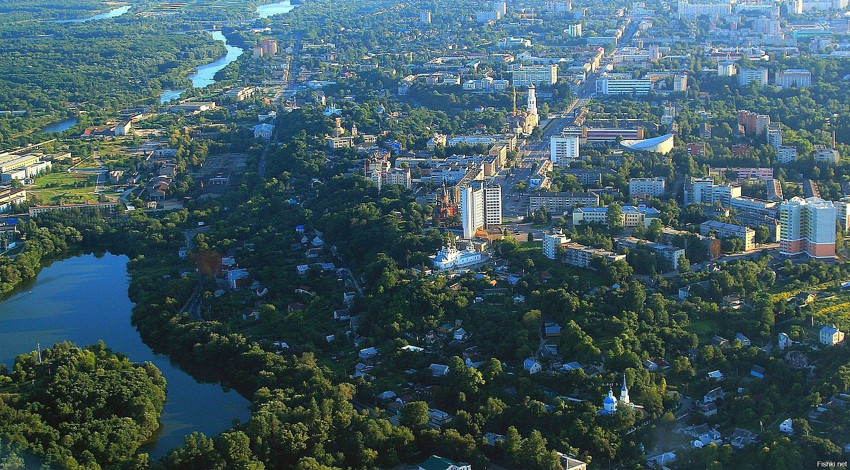 Брянск с высоты птичьего полёта