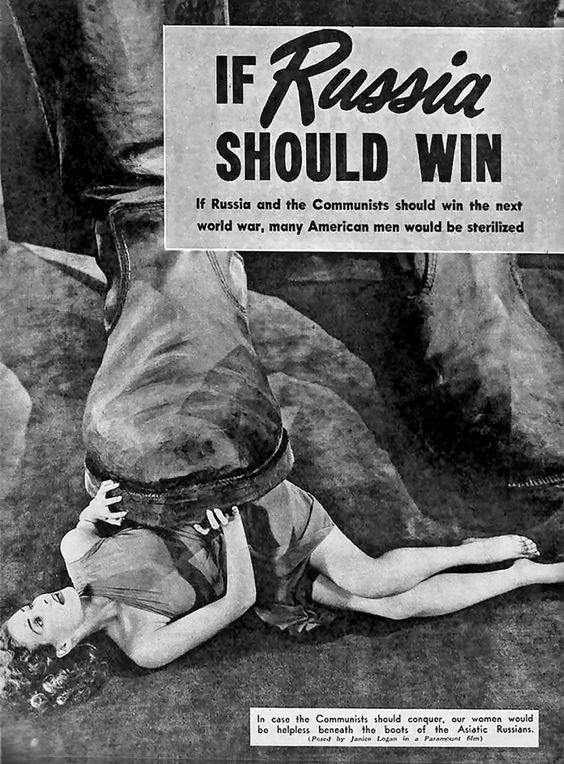 «Если Россия одержит победу»: американский плакат времен холодной войны
