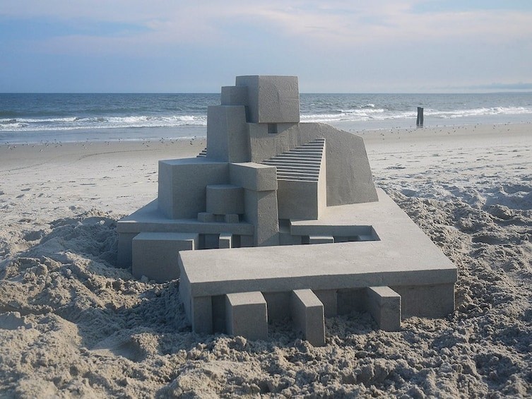 14. Песочный замок, построенный настоящим архитектором