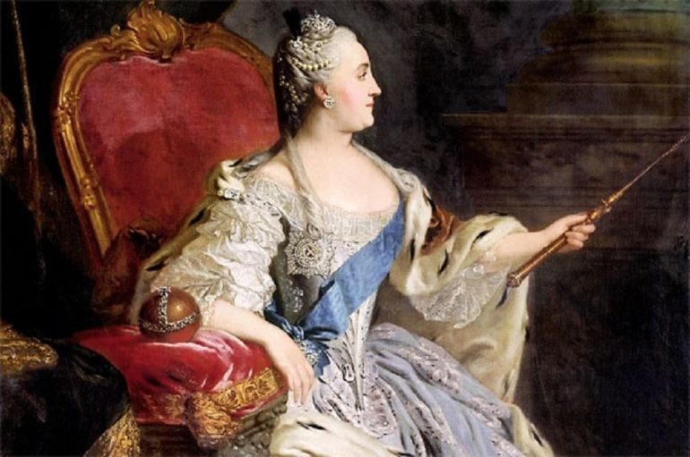 3. Екатерина II Алексеевна Великая (21 апреля [2 мая] 1729, Штеттин, Пруссия — 6 [17] ноября 1796, Зимний дворец, Петербург)