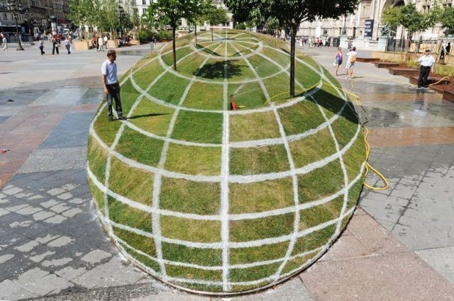 3D иллюзия в Париже (5 фото)