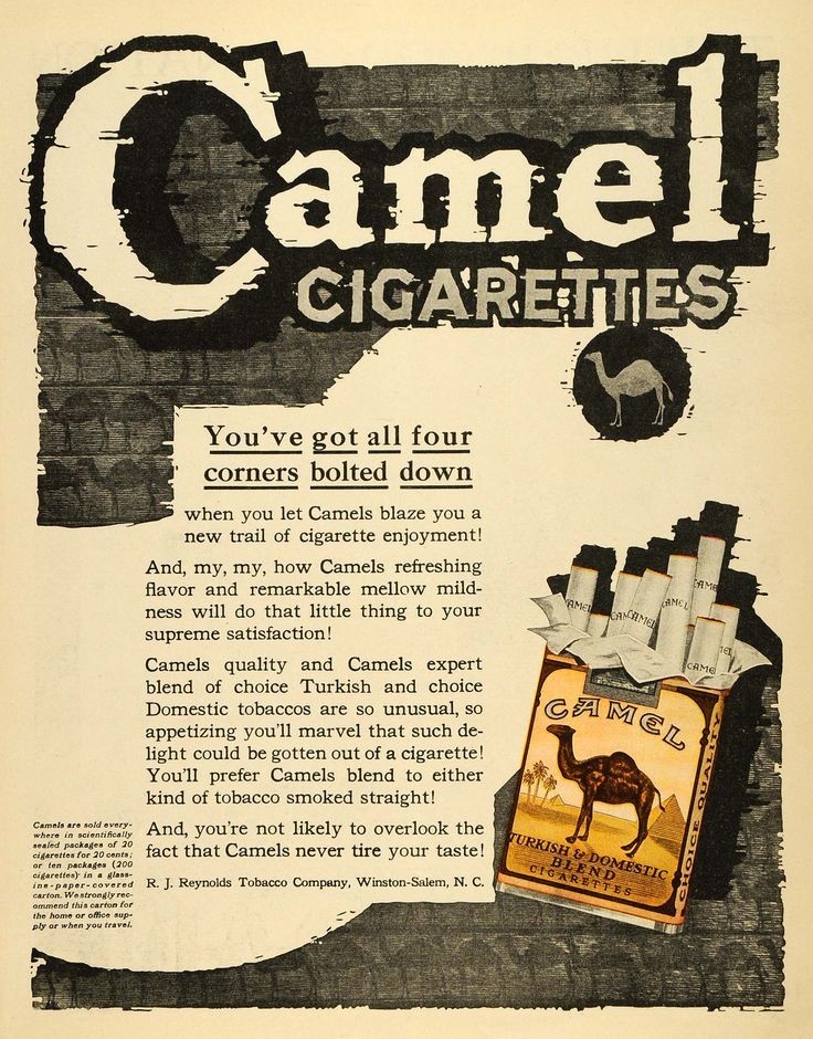 История марки сигарет "Camel"