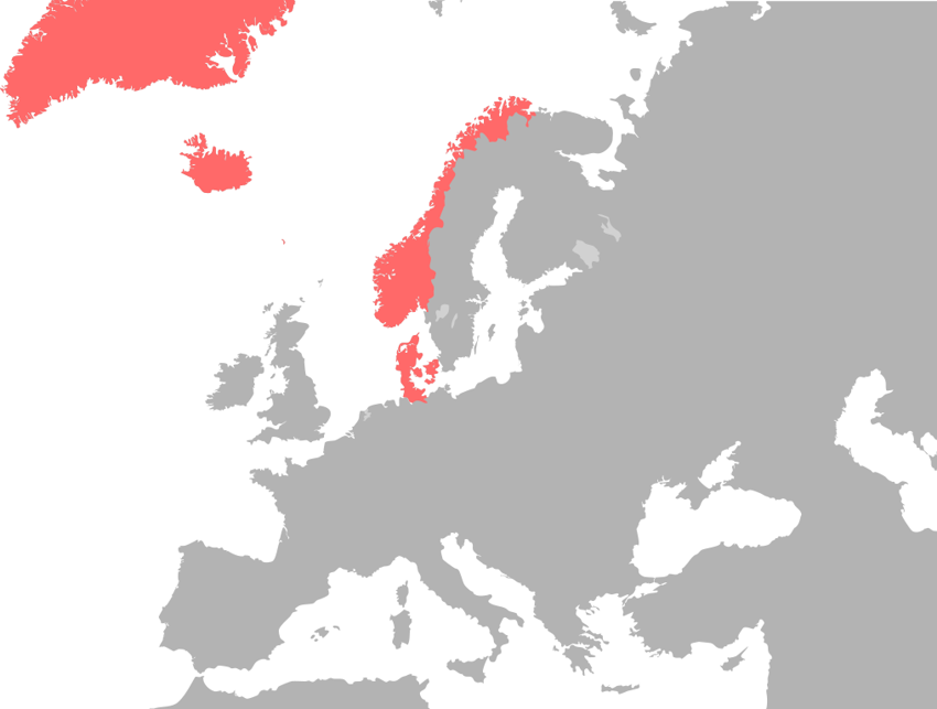 В каком городе находилась столица Датско-норвежской унии?