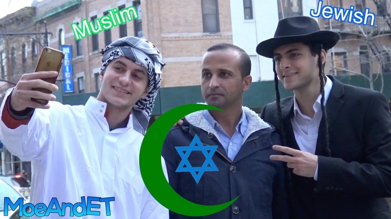 Еврей И Араб Прошлись Вместе Пo Нью-Йорку. Социальный Экcперимент 