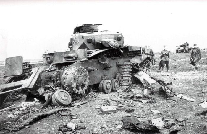 Танковые потери вермахта за первый месяц 1941 г
