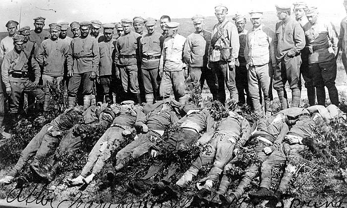 Большевики, убитые чехами под Владивостоком.