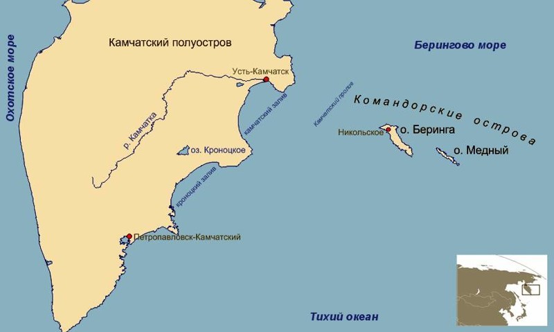 Командорские острова России