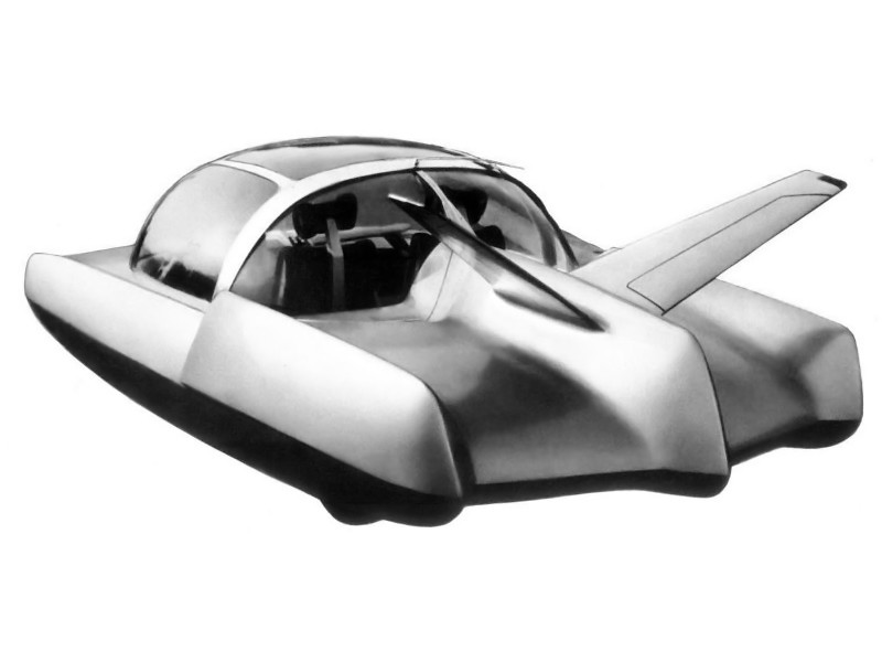 Simca Fulgur - французская концепция автомобиля на атомной энергии