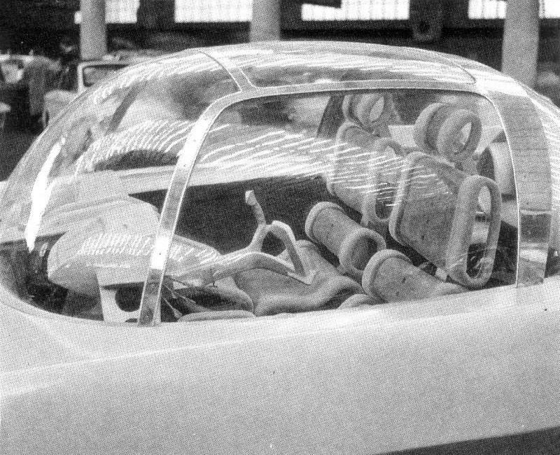 Simca Fulgur - французская концепция автомобиля на атомной энергии