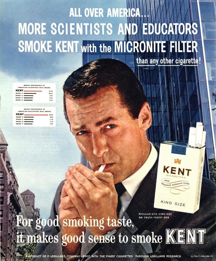 История двух марок сигарет: Parliament и Kent