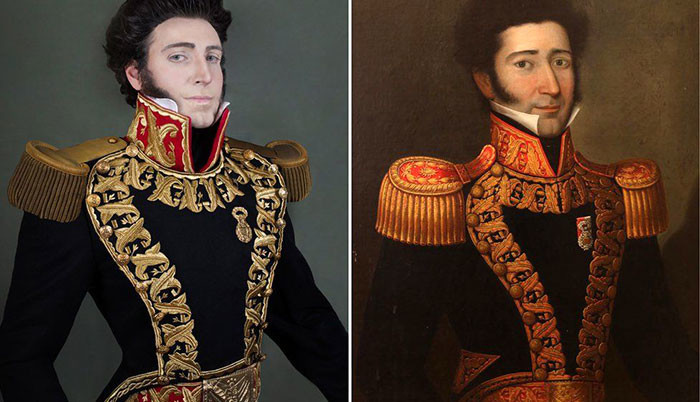 Парики, корсеты, эполеты: перуанец воссоздал портреты своих предков-аристократов