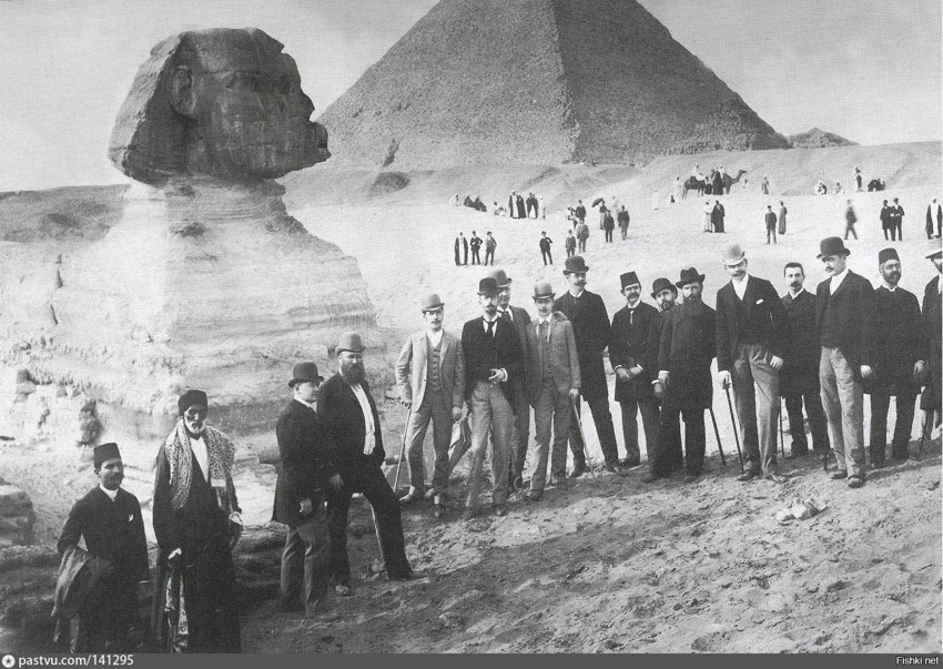 Цесаревич Николай Александрович в Египте 1890г