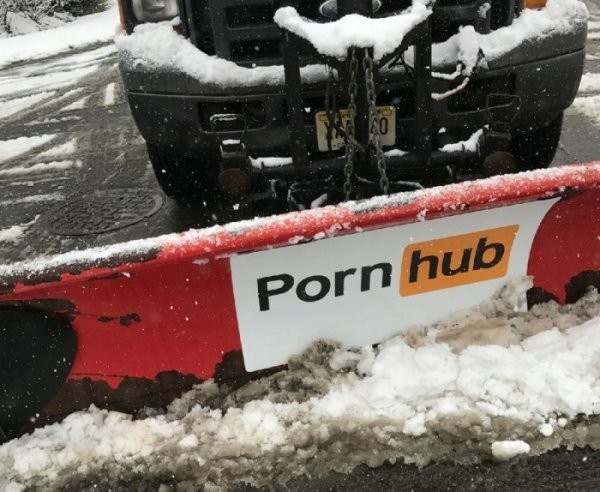 Компания Pornhub предложила помощь американцам во время снежной бури