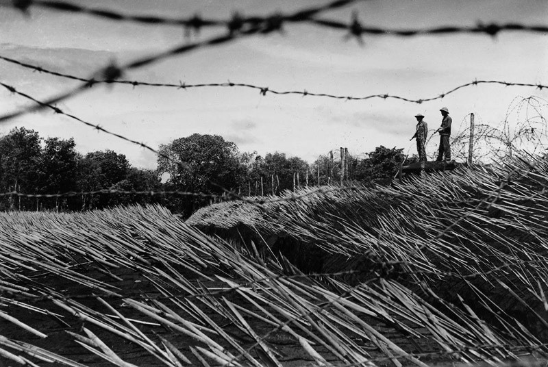 1972. Граница между Вьетнамом и Камбоджей, укрепленная отравленными бамбуковыми кольями