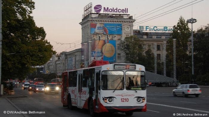 В центре схемы - молдавский Moldindconbank…