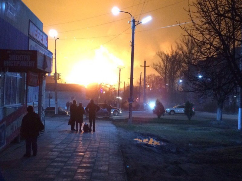 Взрыв произошел на военном складе вблизи города Балаклея в Харьковской области