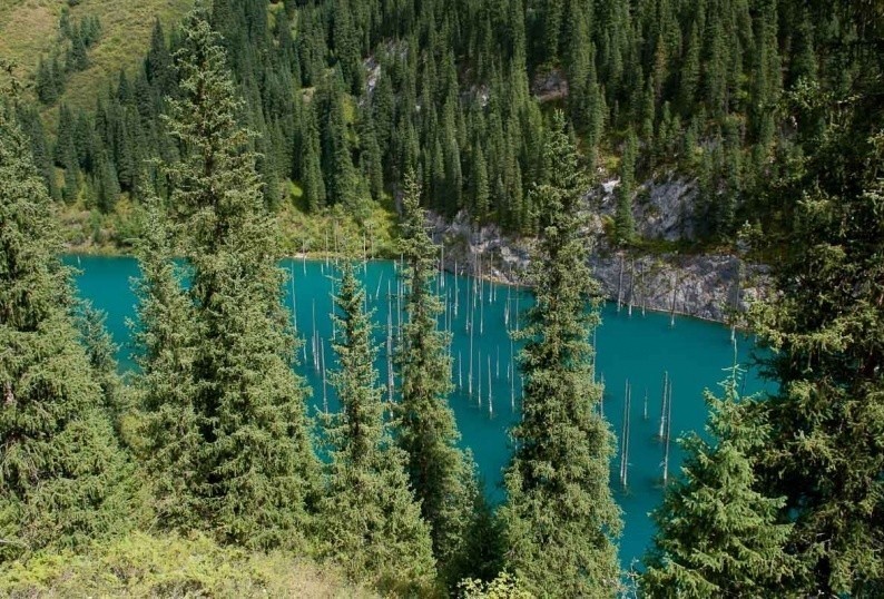 Загадки озера Каинды в Алматинской области