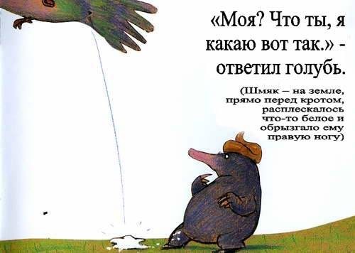 Европейская классика для детей. "Сказка про крота, который хотел узнать, кто накакал ему на голову"