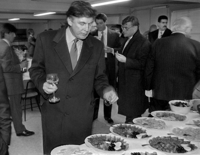 Дональд Трамп на приеме в Москве, 5 ноября 1996 года