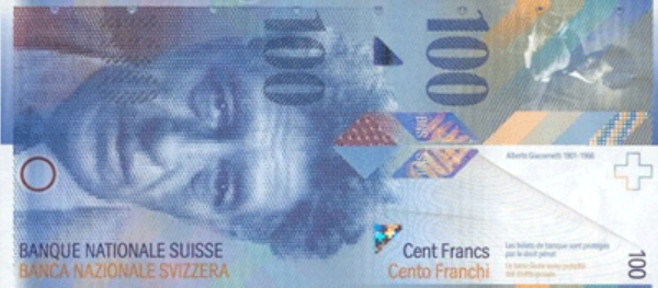 100 швейцарских франков