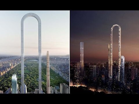 В Нью-Йорке собираются построить вот такоe строение 