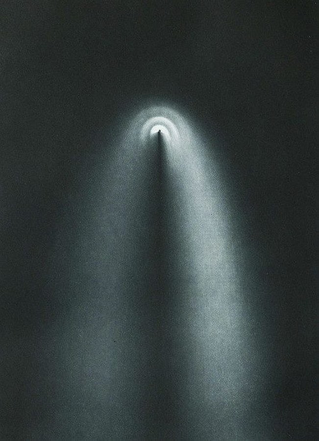 Фотография кометы Донати, 1858 год, Гарвард