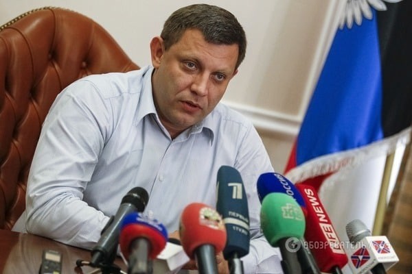 Захарченко предлагает запретить Януковичу и Азарову въезд в ДНР
