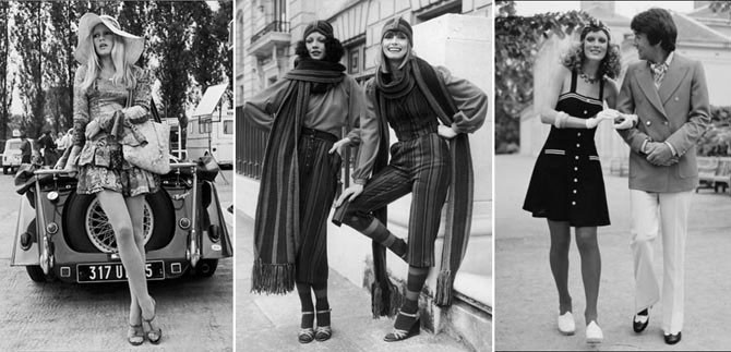 Модники из 70-х годов ХХ века