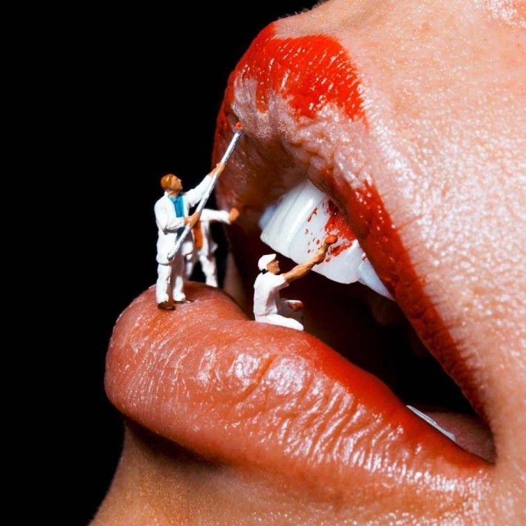 Чувственные  фотографии женских губ крупным планом, на которые невозможно спокойно смотреть