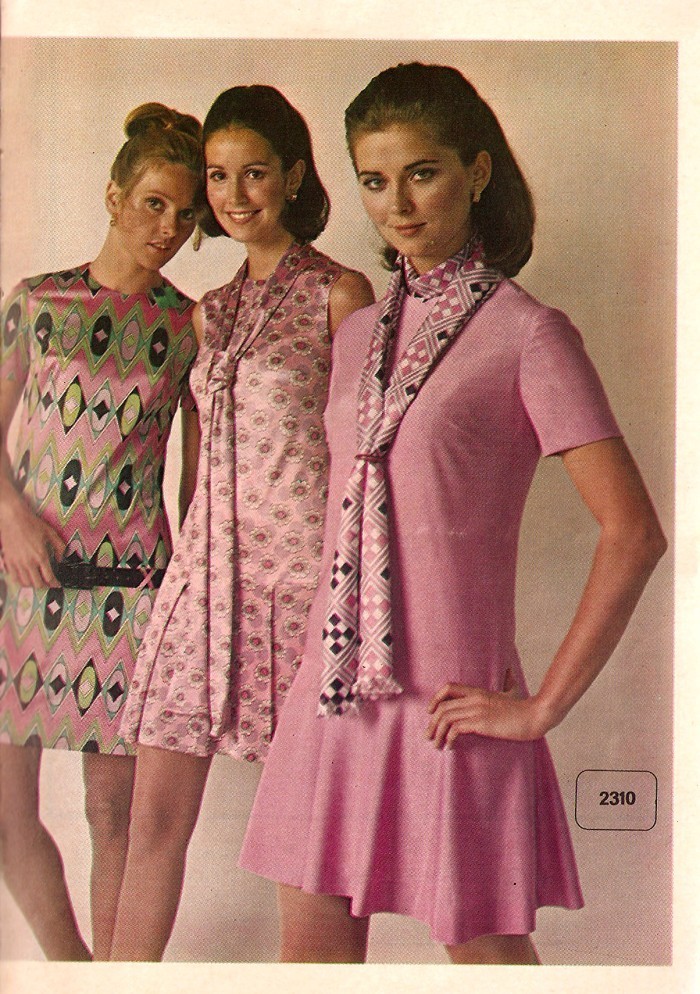 Модели платьев 70 годов