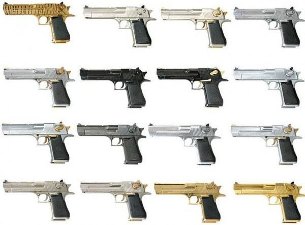 Варианты исполнения пистолета Desert Eagle