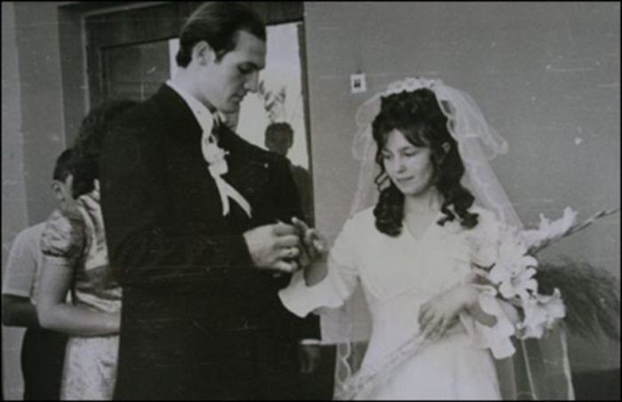 Свадьба Александра и Галины Лукашенко, Минск, 1975 год.