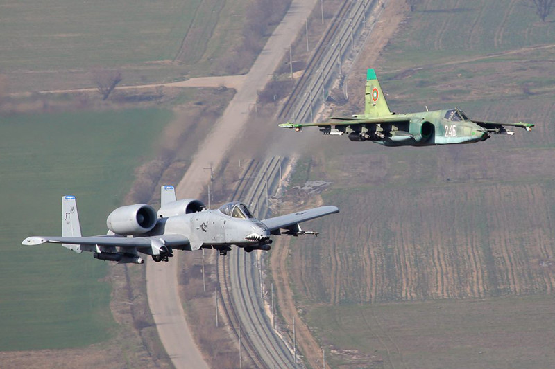 Грач против Бородавочника. Штурмовики Су-25 и А-10